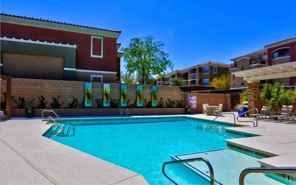 Community Pool With Gated Entry