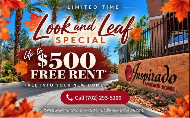 Up to $500 FREE RENT on select units