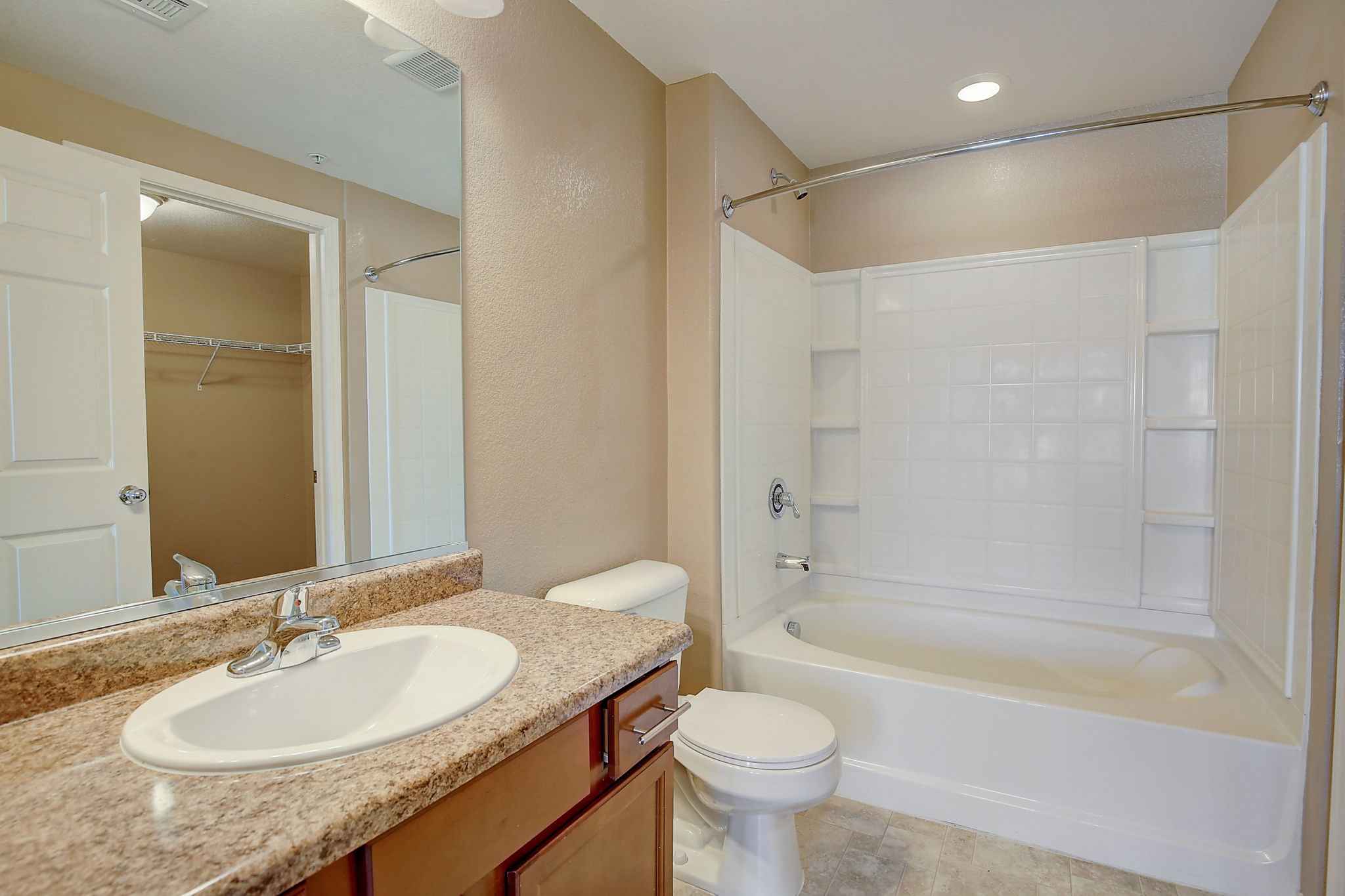Apartment Bathroom Side View