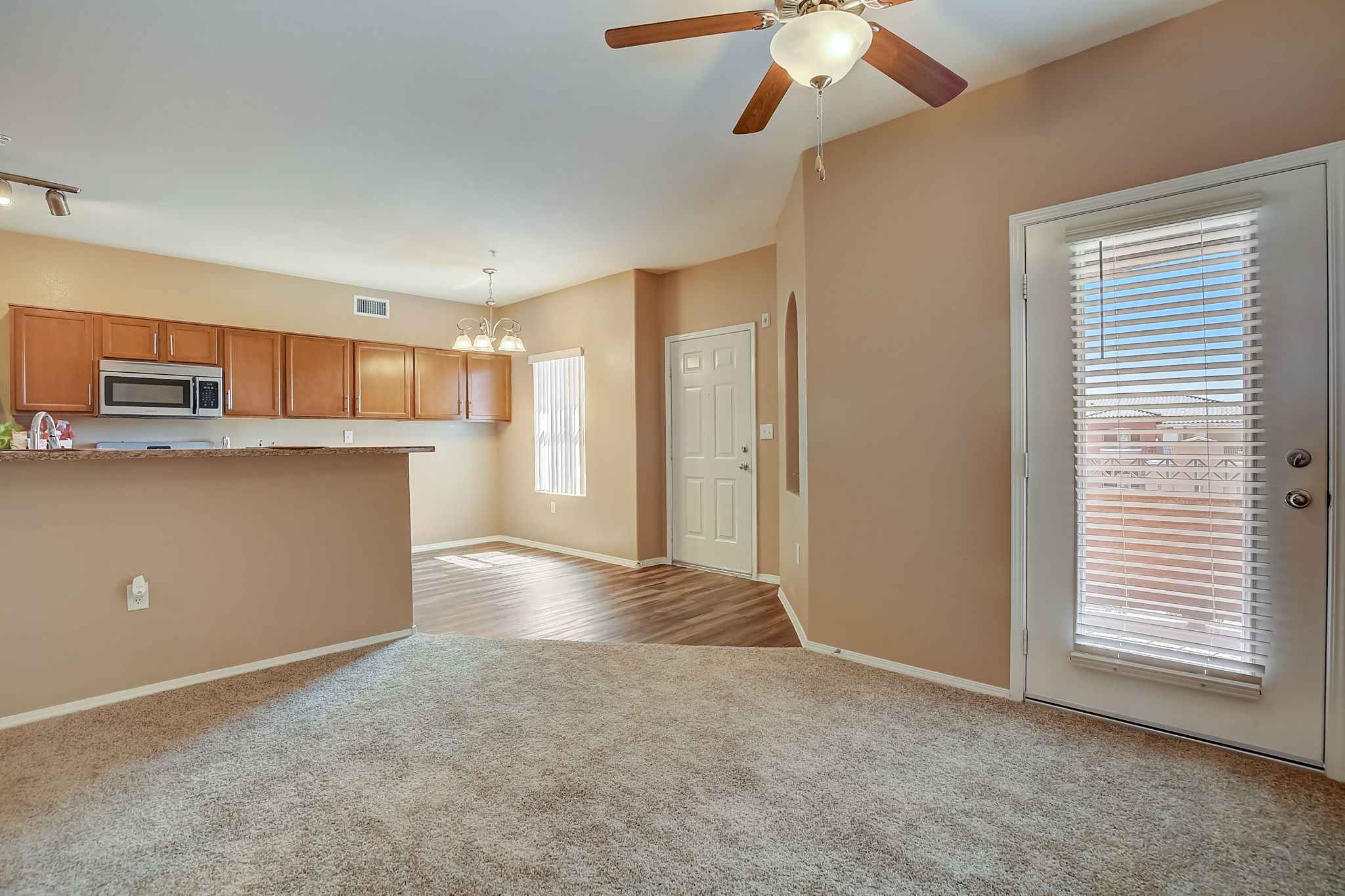 Apartment Living Room Front Door Patio Door Layout2