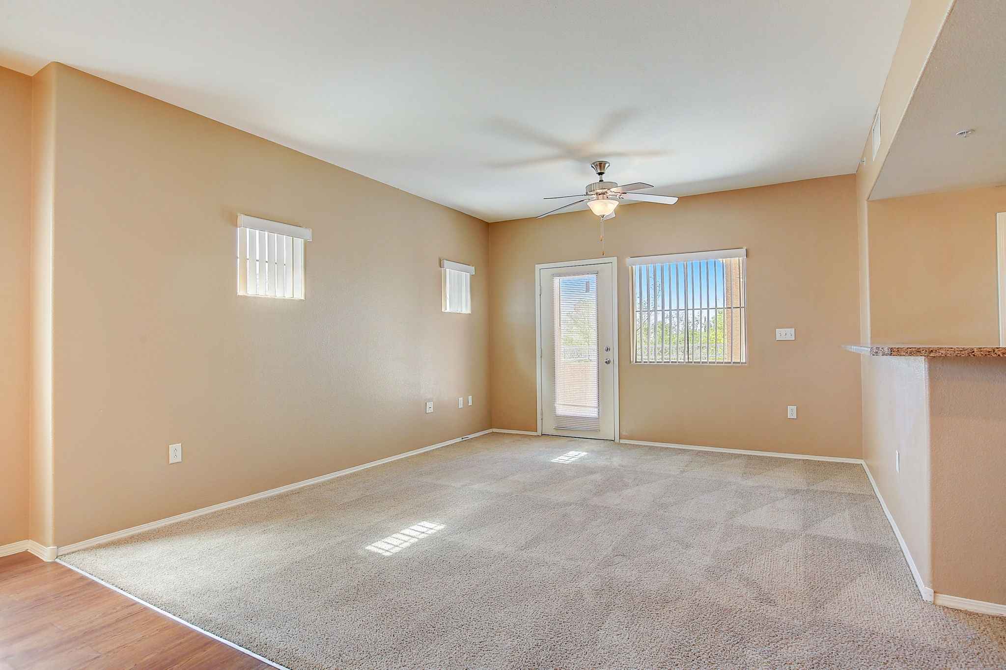 Apartment Livingroom Patio Door