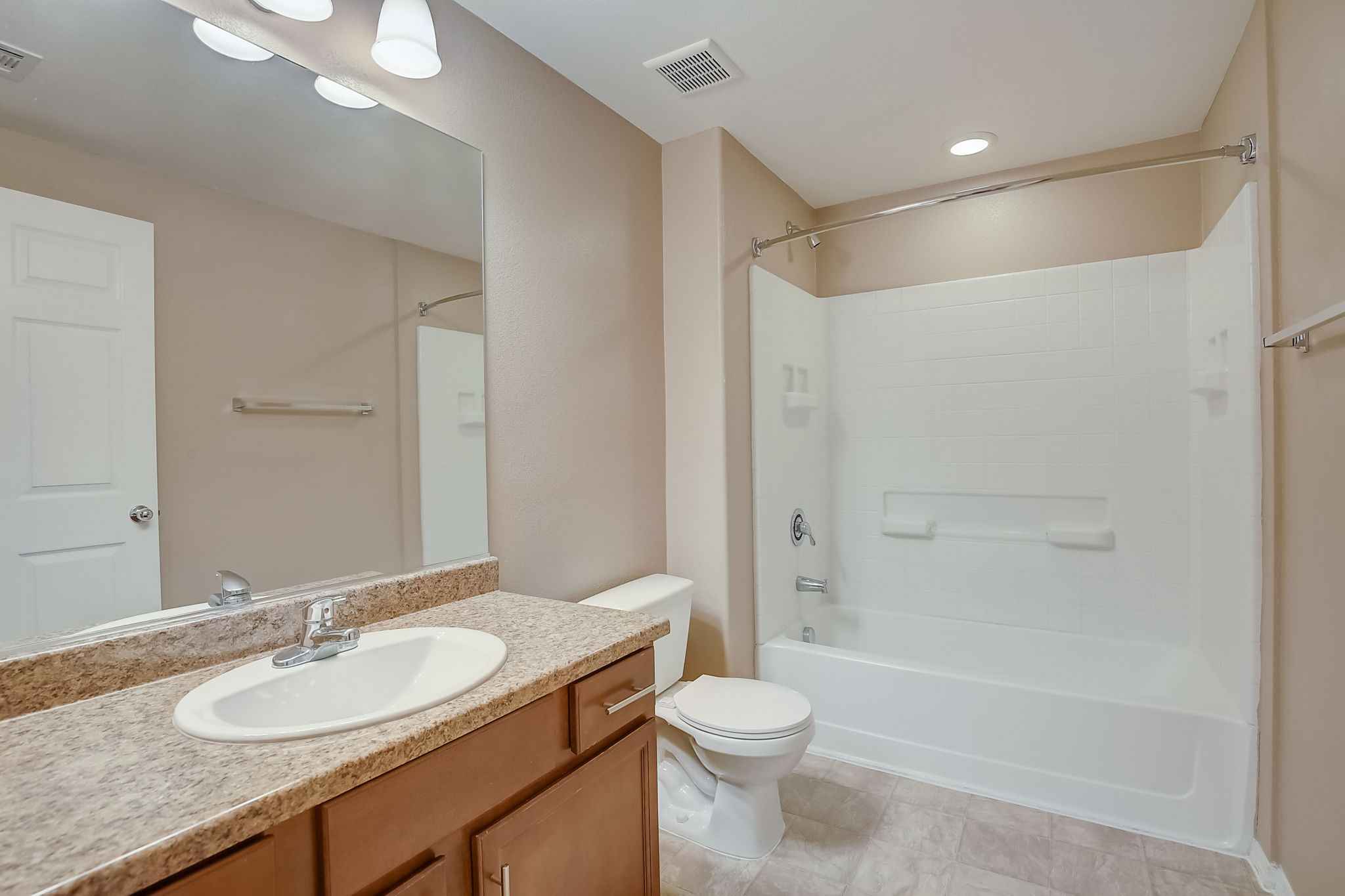 Apartment Master Bathroom Side View